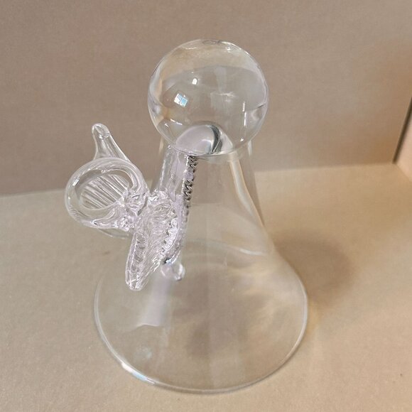 Elegant Glass Angel Table Bell Figurine With Chain Decoration Christmas Holiday - Picture 8 of 10
